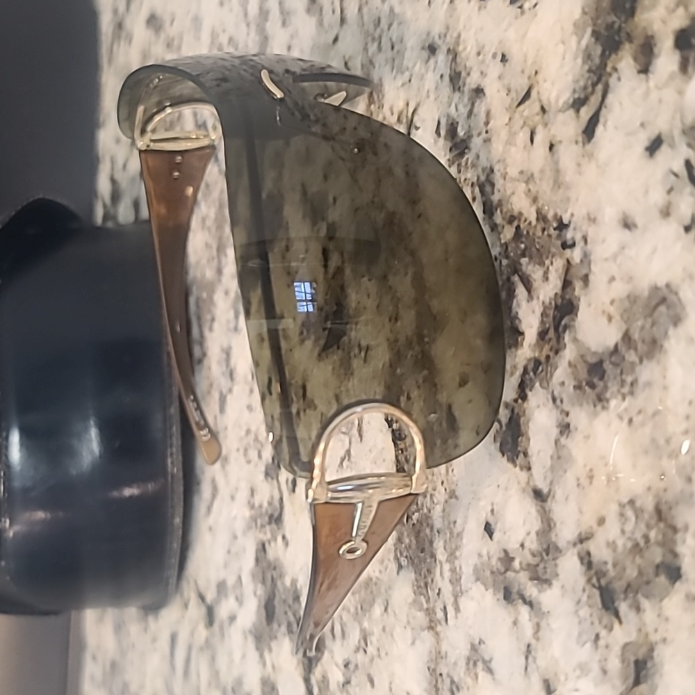 Gucci Brown large aviators